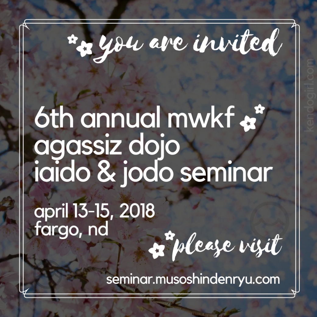 6th Annual Agassiz Dojo Iaido and Jodo Seminar